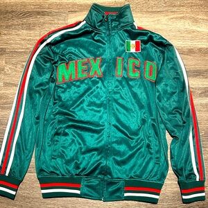 Green and red Mexico track jacket